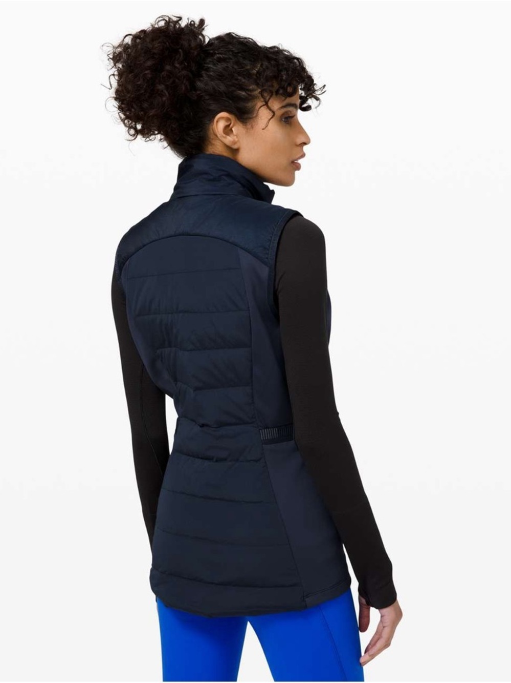 Lululemon Down For It All Vest True Navy Size 6 - Picture 2 of 8